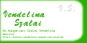 vendelina szalai business card